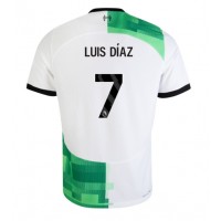 Dres Liverpool Luis Diaz #7 Gostujuci 2023-24 Kratak Rukav